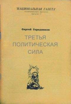 Сергей ГОРОДНИКОВ - ТРЕТЬЯ ПОЛИТИЧЕСКАЯ СИЛА - Читать 📖 Читать онлайн 👀 Читаемые книги читать онлайн бесплатно 🔥 booksread-online.com