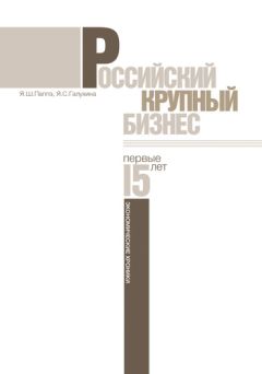 Яков Паппэ - Российский крупный бизнес: первые 15 лет. Экономические хроники 1993-2008 гг. - Читать 📖 Читать онлайн 👀 Читаемые книги читать онлайн бесплатно 🔥 booksread-online.com