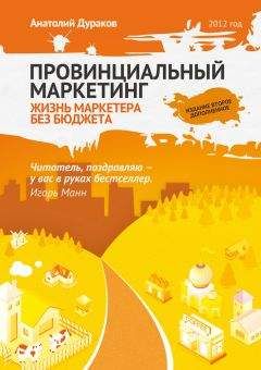 Анатолий Дураков - Провинциальный маркетинг: жизнь маркетера без бюджета - Читать 📖 Читать онлайн 👀 Читаемые книги читать онлайн бесплатно 🔥 booksread-online.com