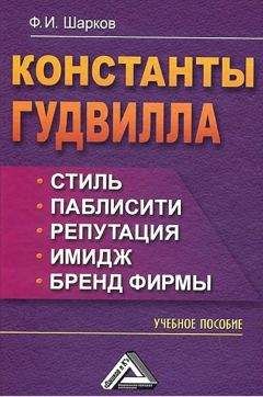 Феликс Шарков - Константы гудвилла: стиль, паблисити, репутация, имидж и бренд фирмы - Читать 📖 Читать онлайн 👀 Читаемые книги читать онлайн бесплатно 🔥 booksread-online.com