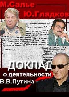 Марина Салье - Доклад о деятельности В.В. Путина на посту главы комитета по внешним связям мэрии Санкт-Петербурга - Читать 📖 Читать онлайн 👀 Читаемые книги читать онлайн бесплатно 🔥 booksread-online.com