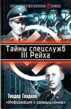 Теодор Гладков - Тайны спецслужб III Рейха. «Информация к размышлению» - Читать 📖 Читать онлайн 👀 Читаемые книги читать онлайн бесплатно 🔥 booksread-online.com