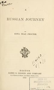 Edna Proctor - Edna Adean Proctor A Russia Jorney "Путешествие в Россию в 1867 году" Boston. James R. Osgood and Company. 1872 - Читать Читать онлайн Читаемые книги читать онлайн бесплатно booksread-online.com