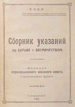 РВС Туркфронта - Сборник указаний по борьбе с басмачеством - Читать 📖 Читать онлайн 👀 Читаемые книги читать онлайн бесплатно 🔥 booksread-online.com
