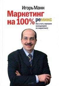 Игорь Манн - Маркетинг на 100%: ремикс. Как стать хорошим менеджером по маркетингу (5-ое издание) - Читать 📖 Читать онлайн 👀 Читаемые книги читать онлайн бесплатно 🔥 booksread-online.com
