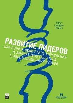 Ицхак Адизес - Развитие лидеров: Как понять свой стиль управления и эффективно общаться с носителями иных стилей - Читать | Читать онлайн | Читаемые книги читать онлайн бесплатно | booksread-online.com