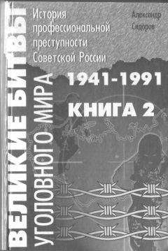 Александр Сидоров - Великие битвы уголовного мира. История профессиональной преступности Советской России. Книга вторая (1941-1991 г.г.) - Читать 📖 Читать онлайн 👀 Читаемые книги читать онлайн бесплатно 🔥 booksread-online.com