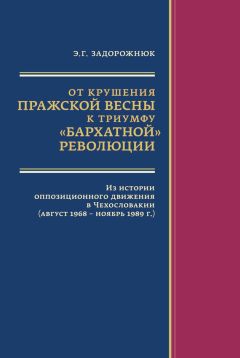 Элла Задорожнюк - От крушения Пражской весны к триумфу «бархатной» революции. Из истории оппозиционного движения в Чехословакии (август 1968 – ноябрь 1989 г.) - Читать Читать онлайн Читаемые книги читать онлайн бесплатно booksread-online.com