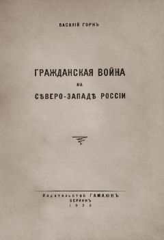 В. Горнъ - Гражданская война на сѣверо-западѣ Россіи - Читать | Читать онлайн | Читаемые книги читать онлайн бесплатно | booksread-online.com