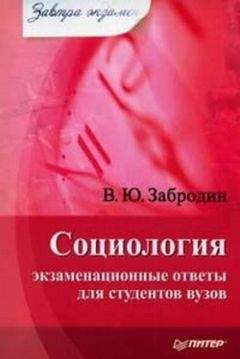 Вадим Забродин - Социология: экзаменационные ответы для студентов вузов - Читать | Читать онлайн | Читаемые книги читать онлайн бесплатно | booksread-online.com