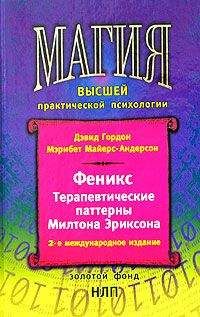 Дэвид Гордон - Феникс. Терапевтические паттерны Милтона Эриксона - Читать | Читать онлайн | Читаемые книги читать онлайн бесплатно | booksread-online.com