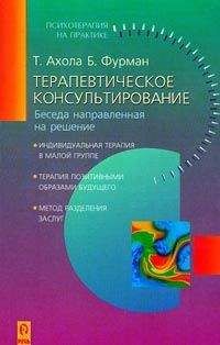 Т. Ахола - Терапевтическое консультирование. Беседа, направленная на решение - Читать 📖 Читать онлайн 👀 Читаемые книги читать онлайн бесплатно booksread-online.com