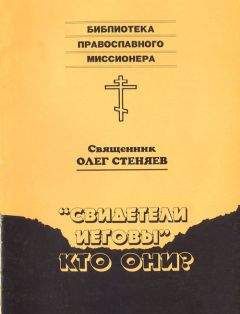 Священник Стеняев - "Свидетели Иеговы" - кто они? - Читать | Читать онлайн | Читаемые книги читать онлайн бесплатно | booksread-online.com