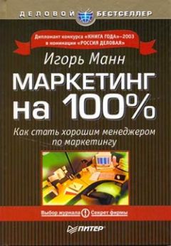 Игорь Манн - Маркетинг на 100 %. Как стать хорошим менеджером по маркетингу - Читать 📖 Читать онлайн 👀 Читаемые книги читать онлайн бесплатно 🔥 booksread-online.com
