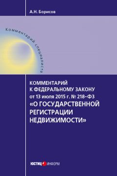 Александр Борисов - Комментарий к Федеральному закону от 13 июля 2015 г. № 218-ФЗ «О государственной регистрации недвижимости» (постатейный) - Читать 📖 Читать онлайн 👀 Читаемые книги читать онлайн бесплатно 🔥 booksread-online.com