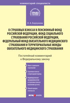 Ольга Борзунова - Комментарий к Федеральному закону «О страховых взносах в Пенсионный фонд РФ, Фонд социального страхования РФ, Федеральный фонд обязательного медицинского страхования и территориальные фонды обязательного медицинского страхования» - Читать 📖 Читать онлайн 👀 Читаемые книги читать онлайн бесплатно 🔥 booksread-online.com