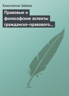 Константин Забоев - Правовые и философские аспекты гражданско-правового договора - Читать 📖 Читать онлайн 👀 Читаемые книги читать онлайн бесплатно 🔥 booksread-online.com