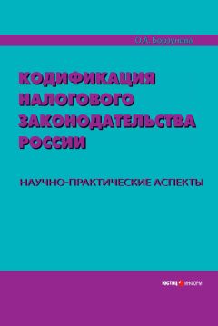 Ольга Борзунова - Кодификация налогового законодательства России. Научно-практические аспекты - Читать | Читать онлайн | Читаемые книги читать онлайн бесплатно | booksread-online.com