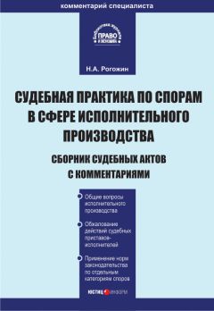 Николай Рогожин - Судебная практика по спорам в сфере исполнительного производства. Сборник судебных актов с комментариями - Читать 📖 Читать онлайн 👀 Читаемые книги читать онлайн бесплатно 🔥 booksread-online.com