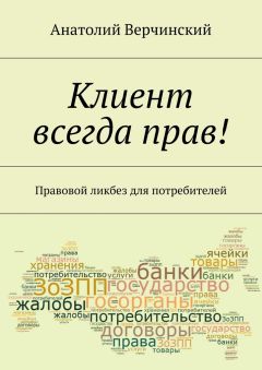 Анатолий Верчинский - Клиент всегда прав! Правовой ликбез для потребителей - Читать | Читать онлайн | Читаемые книги читать онлайн бесплатно | booksread-online.com