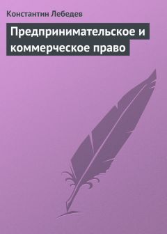 Константин Лебедев - Предпринимательское и коммерческое право - Читать 📖 Читать онлайн 👀 Читаемые книги читать онлайн бесплатно 🔥 booksread-online.com