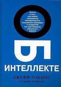 Джеф Хокинс - Об интеллекте - Читать | Читать онлайн | Читаемые книги читать онлайн бесплатно | booksread-online.com
