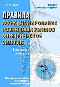 Сергей Рябов - Правила функционирования розничных рынков электрической энергии в переходный период реформирования электроэнергетики в вопросах и ответах. Пособие для изучения и подготовки к проверке знаний - Читать | Читать онлайн | Читаемые книги читать онлайн бесплатно | booksread-online.com