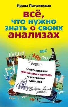 Ирина Пигулевская - Всё, что нужно знать о своих анализах. Самостоятельная диагностика и контроль за состоянием здоровья - Читать | Читать онлайн | Читаемые книги читать онлайн бесплатно | booksread-online.com
