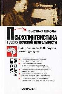 Вадим Глухов - Психолингвистика. Теория речевой деятельности - Читать 📖 Читать онлайн 👀 Читаемые книги читать онлайн бесплатно 🔥 booksread-online.com