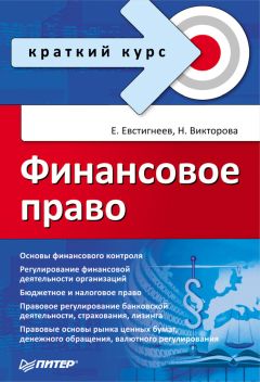Евгений Евстигнеев - Финансовое право. Краткий курс - Читать 📖 Читать онлайн 👀 Читаемые книги читать онлайн бесплатно 🔥 booksread-online.com