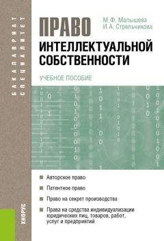 Ирина Стрельникова - Право интеллектуальной собственности - Читать 📖 Читать онлайн 👀 Читаемые книги читать онлайн бесплатно 🔥 booksread-online.com