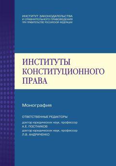 Коллектив авторов - Институты конституционного права - Читать | Читать онлайн | Читаемые книги читать онлайн бесплатно | booksread-online.com