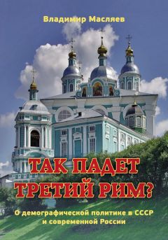 Владимир Масляев - Так падет третий Рим? О демографической политике в СССР и современной России - Читать 📖 Читать онлайн 👀 Читаемые книги читать онлайн бесплатно 🔥 booksread-online.com