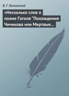 Виссарион Белинский - «Несколько слов о поэме Гоголя “Похождения Чичикова или Мертвые души”» - Читать 📖 Читать онлайн 👀 Читаемые книги читать онлайн бесплатно 🔥 booksread-online.com