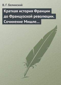 Виссарион Белинский - Краткая история Франции до Французской революции. Сочинение Мишле… - Читать 📖 Читать онлайн 👀 Читаемые книги читать онлайн бесплатно 🔥 booksread-online.com