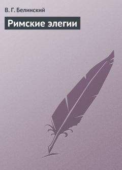 Виссарион Белинский - Римские элегии - Читать 📖 Читать онлайн 👀 Читаемые книги читать онлайн бесплатно 🔥 booksread-online.com