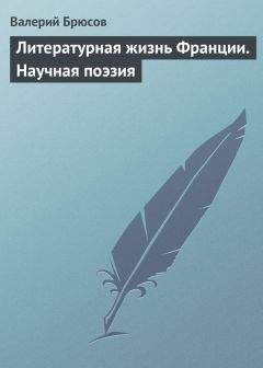 Валерий Брюсов - Литературная жизнь Франции. Научная поэзия - Читать 📖 Читать онлайн 👀 Читаемые книги читать онлайн бесплатно 🔥 booksread-online.com