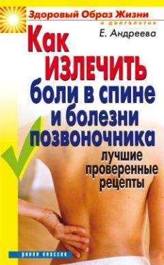 Екатерина Андреева - Как излечить боли в спине и болезни позвоночника. Лучшие проверенные рецепты - Читать 📖 Читать онлайн 👀 Читаемые книги читать онлайн бесплатно 🔥 booksread-online.com