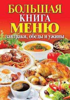 Сергей Кашин - Большая книга меню. Завтраки, обеды и ужины - Читать 📖 Читать онлайн 👀 Читаемые книги читать онлайн бесплатно 🔥 booksread-online.com