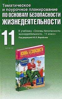 Юрий Подолян - Тематическое и поурочное планирование по ОБЖ. 11 класс - Читать 📖 Читать онлайн 👀 Читаемые книги читать онлайн бесплатно 🔥 booksread-online.com