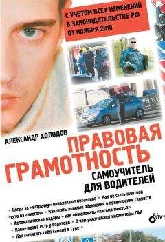 Александр Холодов - Правовая грамотность. Самоучитель для водителей - Читать | Читать онлайн | Читаемые книги читать онлайн бесплатно | booksread-online.com