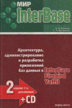 А Ковязин - Мир InterBase. Архитектура, администрирование и разработка приложений баз данных в InterBase/FireBird/Yaffil - Читать 📖 Читать онлайн 👀 Читаемые книги читать онлайн бесплатно 🔥 booksread-online.com