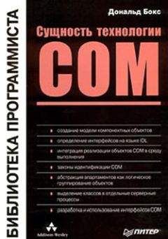Дональд Бокс - Сущность технологии СОМ. Библиотека программиста - Читать 📖 Читать онлайн 👀 Читаемые книги читать онлайн бесплатно 🔥 booksread-online.com