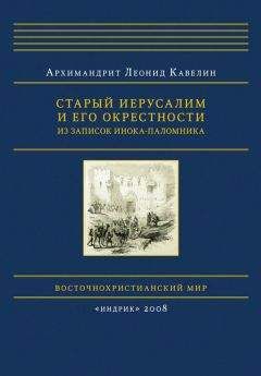 Леонид Кавелин - Старый Иерусалим и его окрестности. Из записок инока-паломника - Читать | Читать онлайн | Читаемые книги читать онлайн бесплатно | booksread-online.com