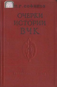 Павел Софинов - Очерки истории Всероссийской Чрезвычайной Комиссии (1917—1922 гг.) - Читать 📖 Читать онлайн 👀 Читаемые книги читать онлайн бесплатно 🔥 booksread-online.com
