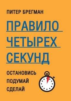 Питер Брегман - Правило четырех секунд. Остановись. Подумай. Сделай - Читать 📖 Читать онлайн 👀 Читаемые книги читать онлайн бесплатно 🔥 booksread-online.com