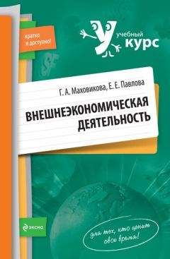 Елена Павлова - Внешнеэкономическая деятельность: учебный курс - Читать 📖 Читать онлайн 👀 Читаемые книги читать онлайн бесплатно 🔥 booksread-online.com