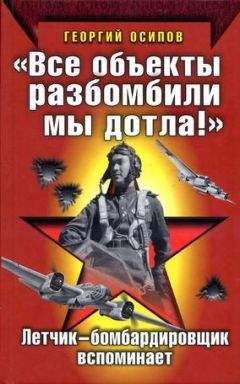 Георгий Осипов - «Все объекты разбомбили мы дотла!» Летчик-бомбардировщик вспоминает - Читать 📖 Читать онлайн 👀 Читаемые книги читать онлайн бесплатно 🔥 booksread-online.com