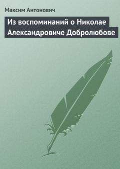 Максим Антонович - Из воспоминаний о Николае Александровиче Добролюбове - Читать | Читать онлайн | Читаемые книги читать онлайн бесплатно | booksread-online.com