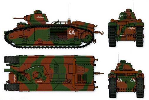 Боевые машины мира, 2014 № 26 Тяжелый танк B1bis - pic_7.jpg